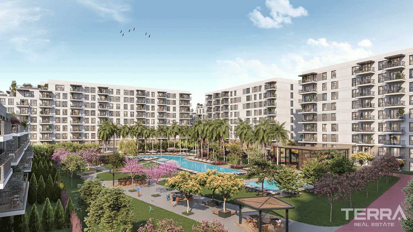 Ferielejligheder i Altıntaş, Antalya – i et stort, moderne kompleks - 97009