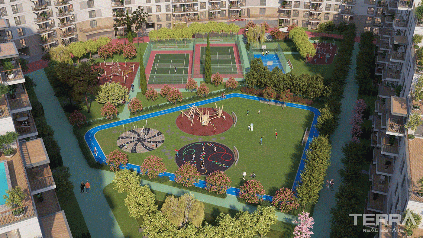 Ferielejligheder i Altıntaş, Antalya – i et stort, moderne kompleks - 97010