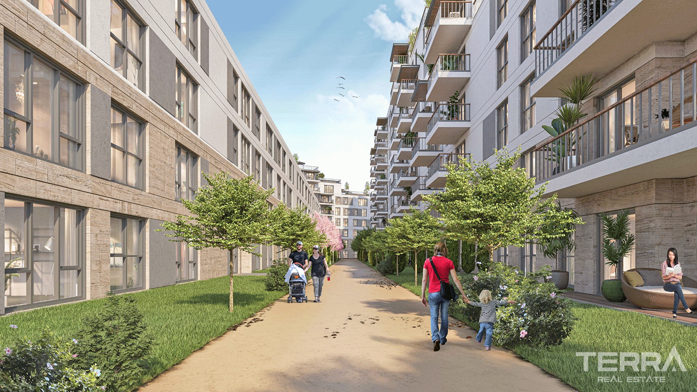 Ferielejligheder i Altıntaş, Antalya – i et stort, moderne kompleks - 97011