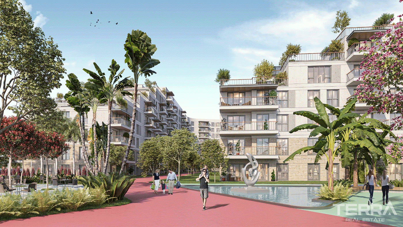 Ferielejligheder i Altıntaş, Antalya – i et stort, moderne kompleks - 97014