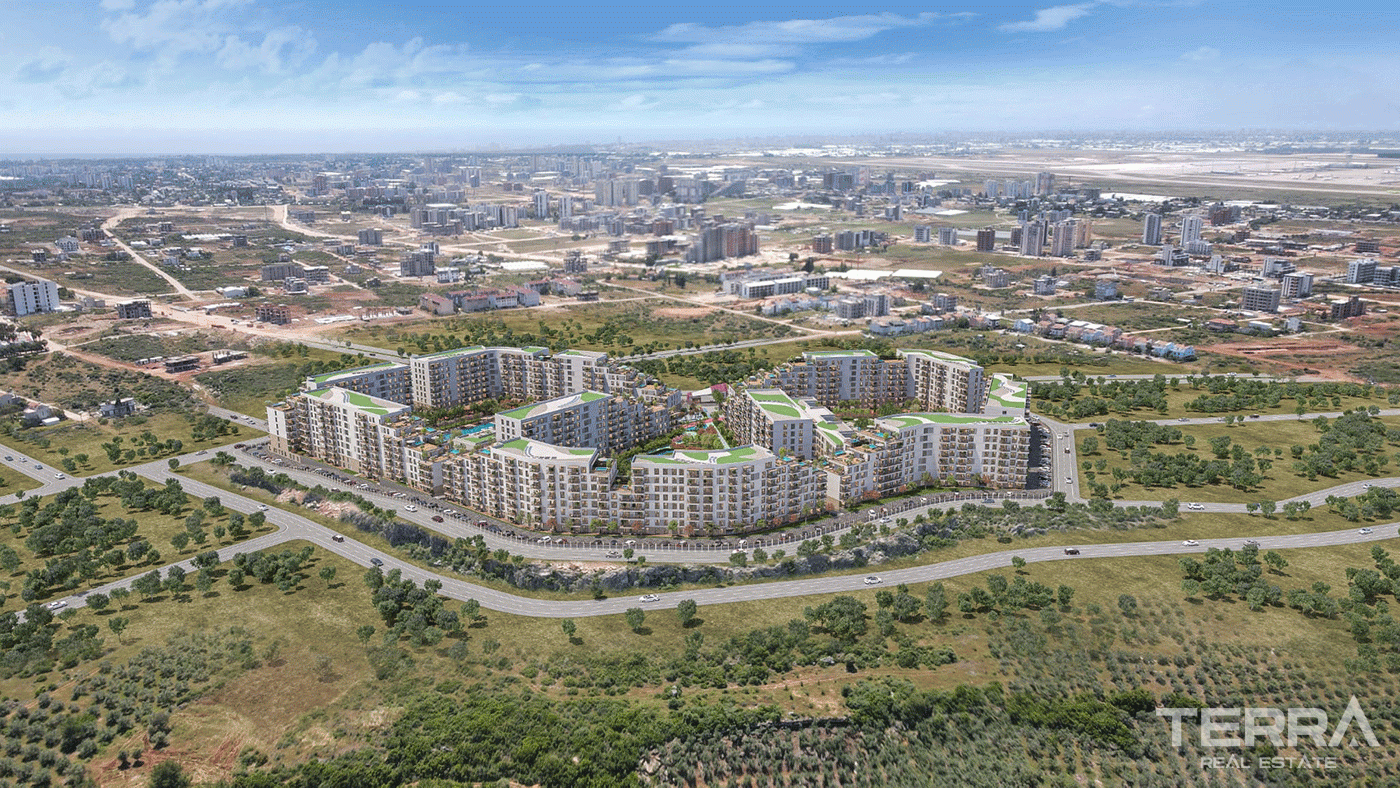 Ferielejligheder i Altıntaş, Antalya – i et stort, moderne kompleks - 97019