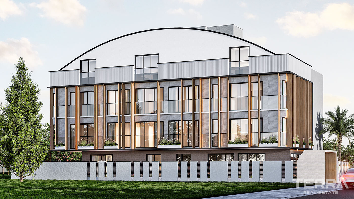 Mieszkania w pobliżu centrum handlowego i wodospadów w Lara, Antalya - 97069
