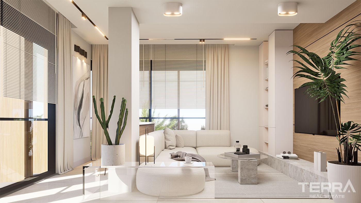 Mieszkania w pobliżu centrum handlowego i wodospadów w Lara, Antalya - 97086