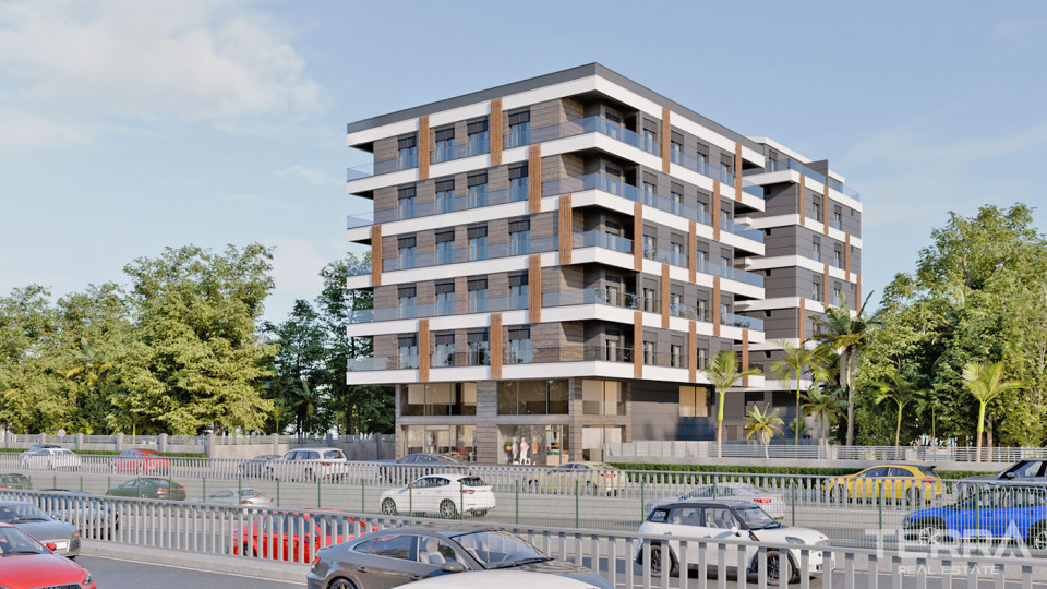 Flats in a Modern Complex with Indoor Parking in Antalya Center