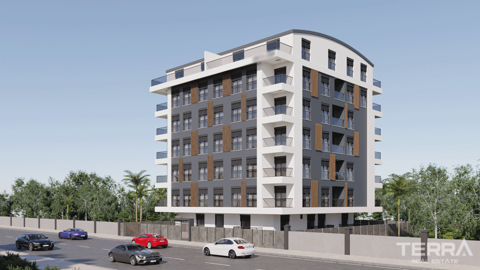 Single-Block Complex of Multiple Layout Apartments in Antalya Center