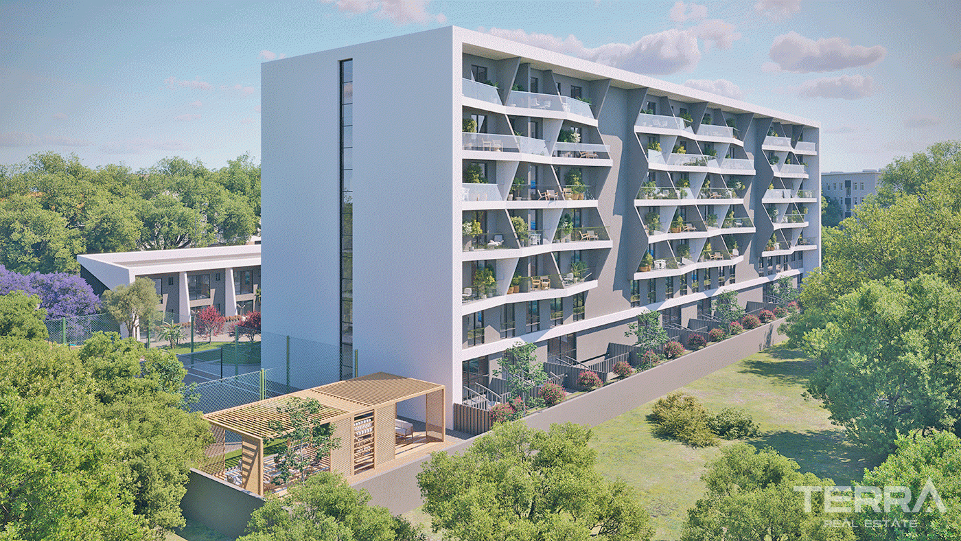 Contemporary Apartments in Antalya, Kepez with Stylish External Design - 97288