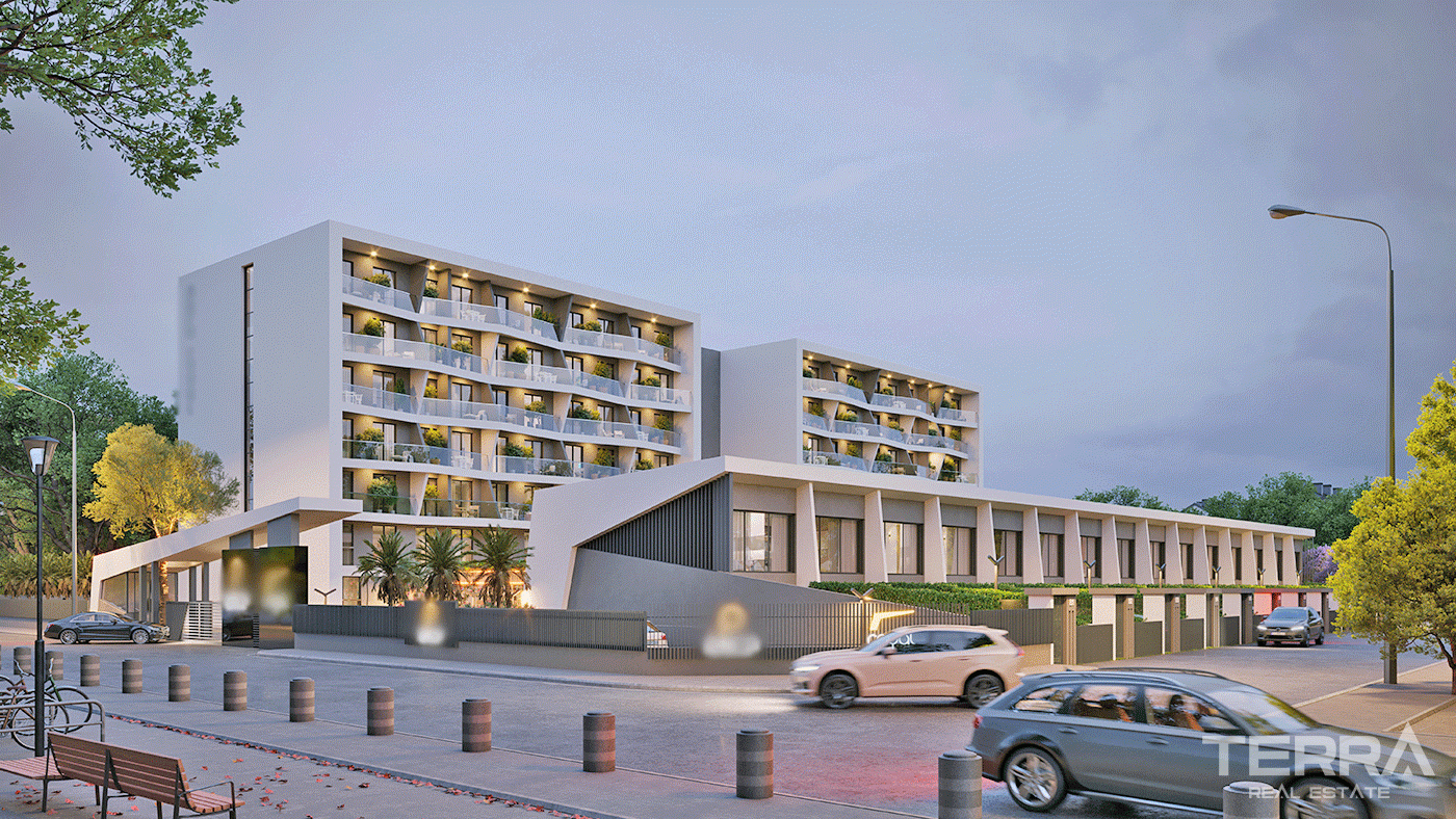 Contemporary Apartments in Antalya, Kepez with Stylish External Design - 97294