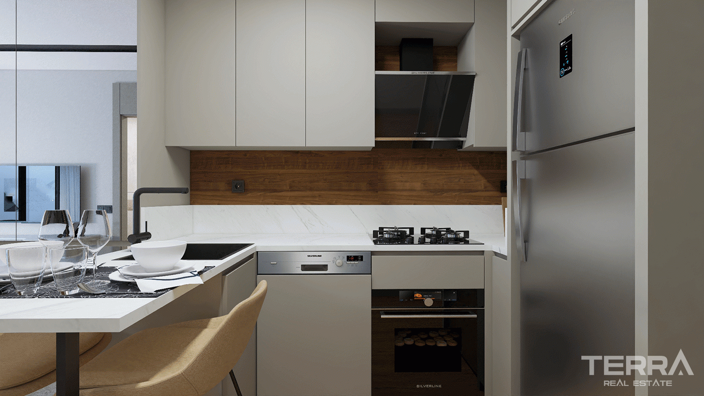 Contemporary Apartments in Antalya, Kepez with Stylish External Design - 97295