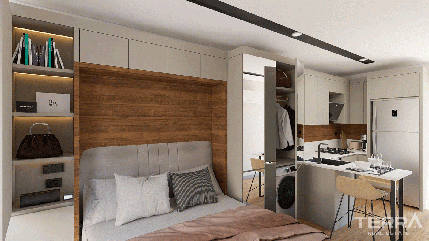 Contemporary Apartments in Antalya, Kepez with Stylish External Design - 97299