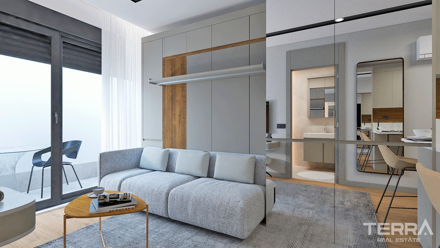 Contemporary Apartments in Antalya, Kepez with Stylish External Design - 97302