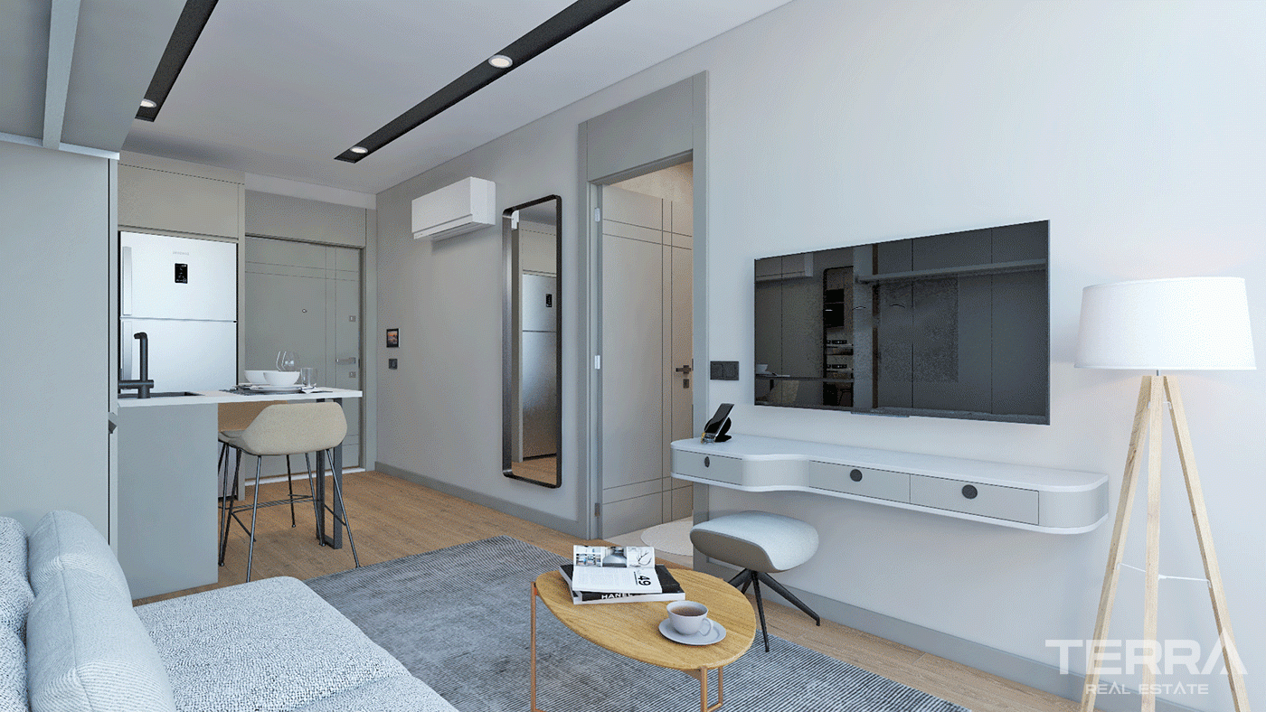 Contemporary Apartments in Antalya, Kepez with Stylish External Design - 97303