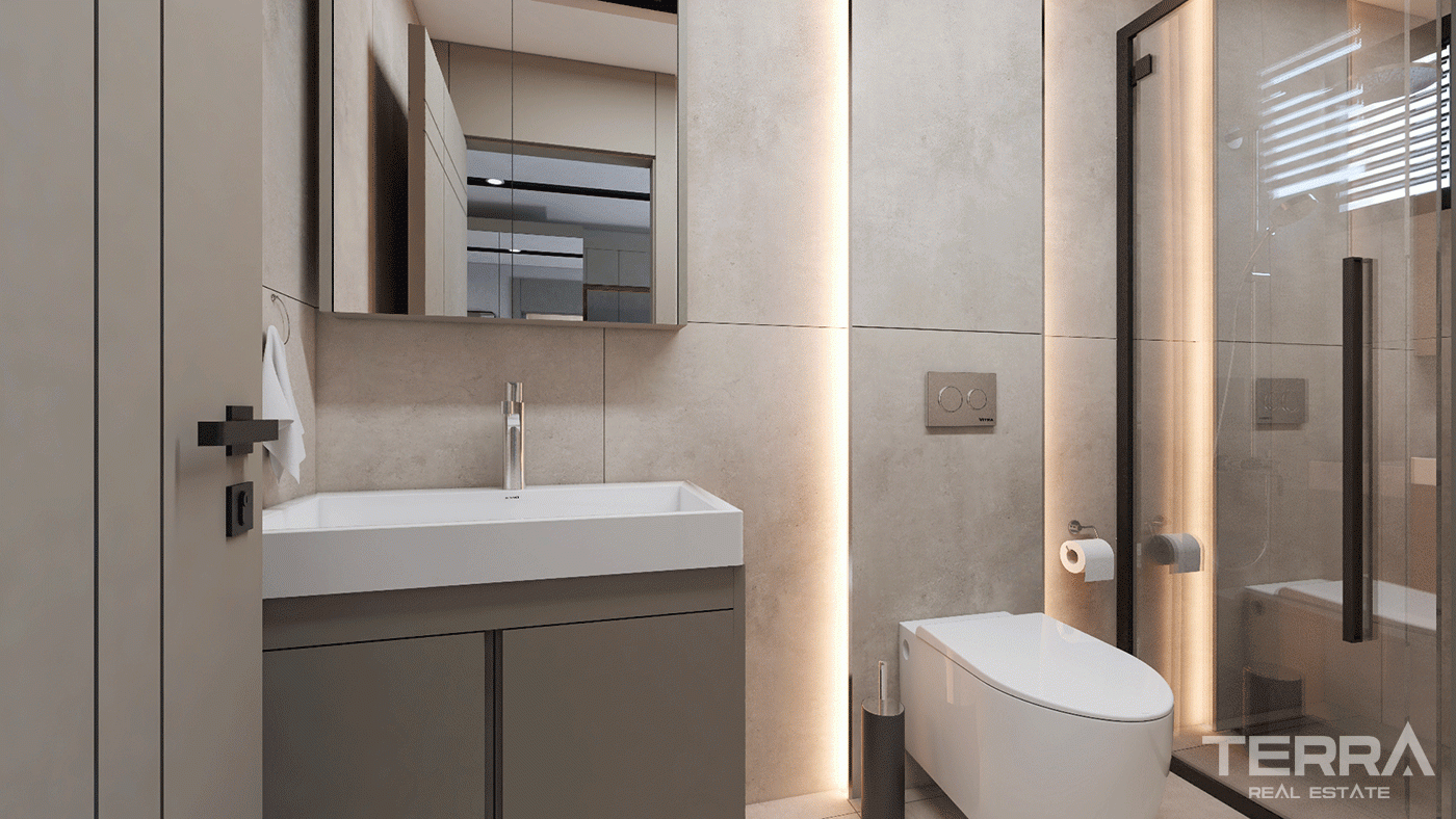 Contemporary Apartments in Antalya, Kepez with Stylish External Design - 97304