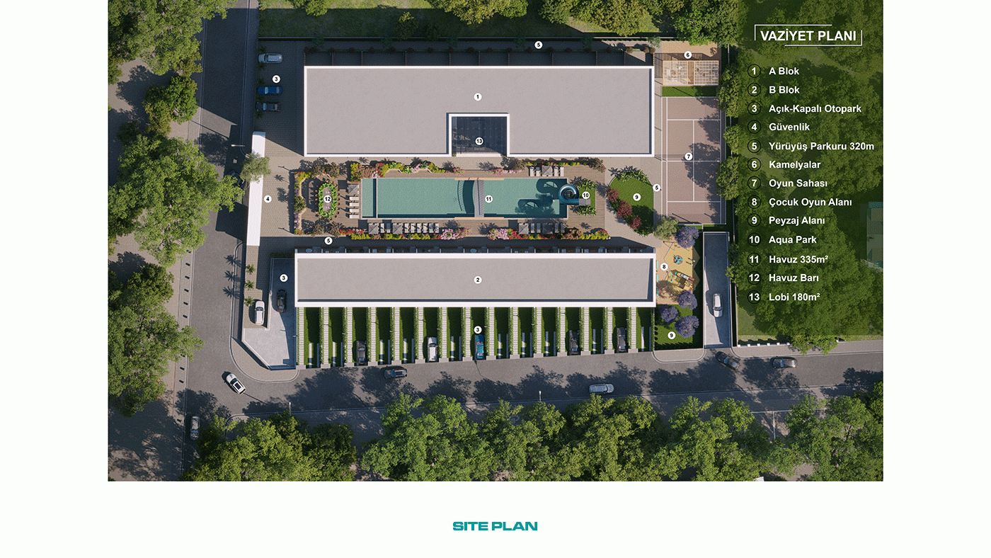 Contemporary Apartments in Antalya, Kepez with Stylish External Design - 97337