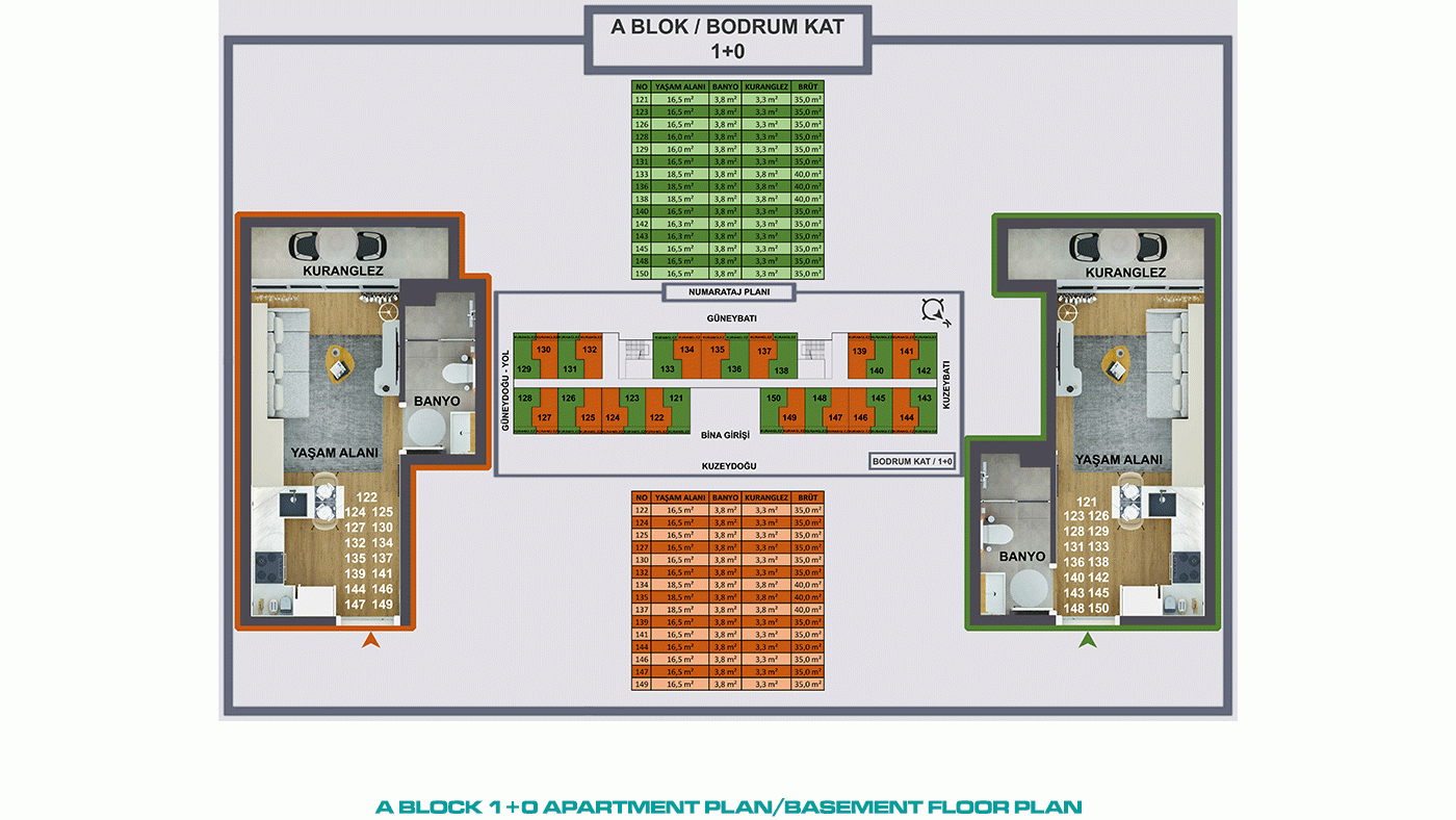 Contemporary Apartments in Antalya, Kepez with Stylish External Design - 97354