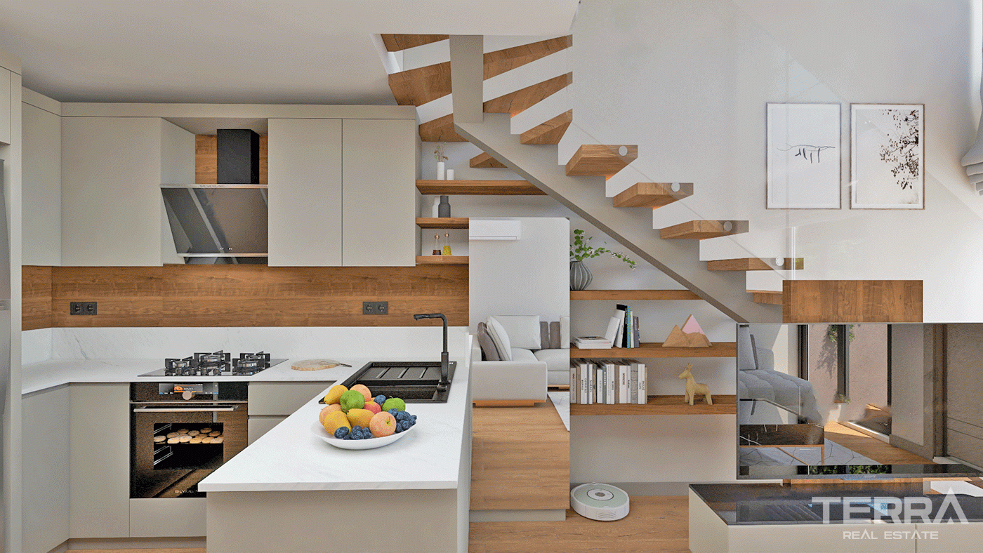 Luxurious 2+1 Duplex Villas with Private Gardens in Kepez, Antalya - 97401