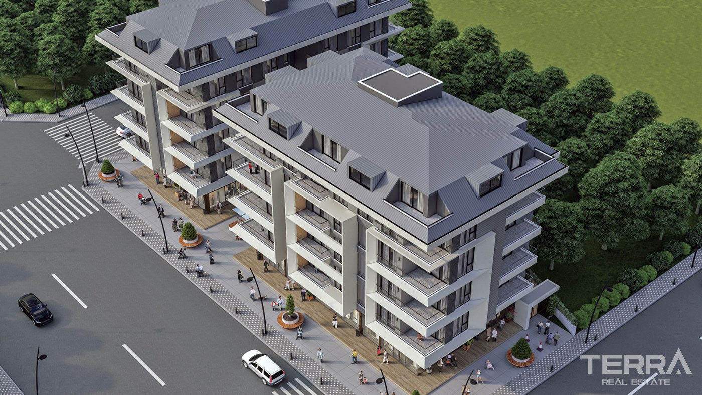 Apartments for Sale in Oba Town Center, Near The Oba Beach in Alanya - 97859