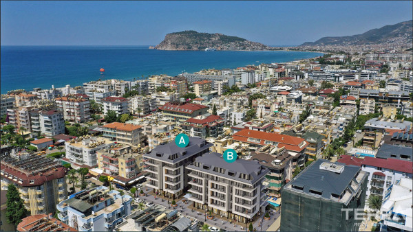 Apartments for Sale in Oba Town Center, Near The Oba Beach in Alanya
