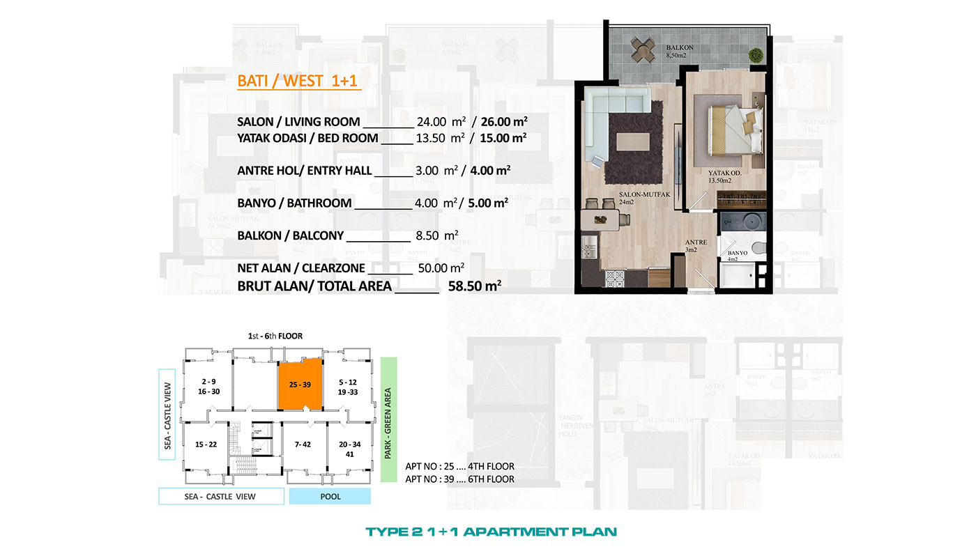 Prime Apartments Near The Cleopatra Beach in Alanya Center - 98445