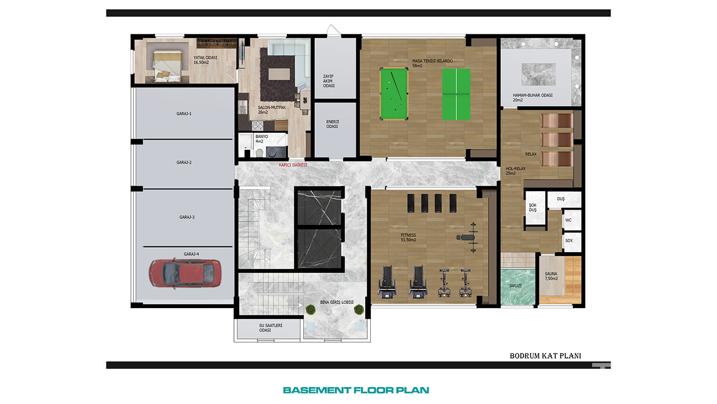 Prime Apartments Near The Cleopatra Beach in Alanya Center - 98448