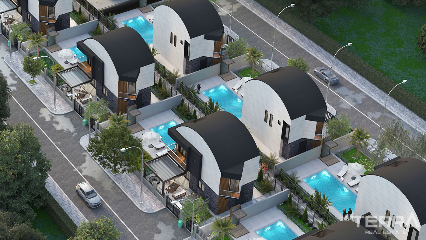 Luksuriøse villaer med private pools i et stort kompleks i Belek - 99585