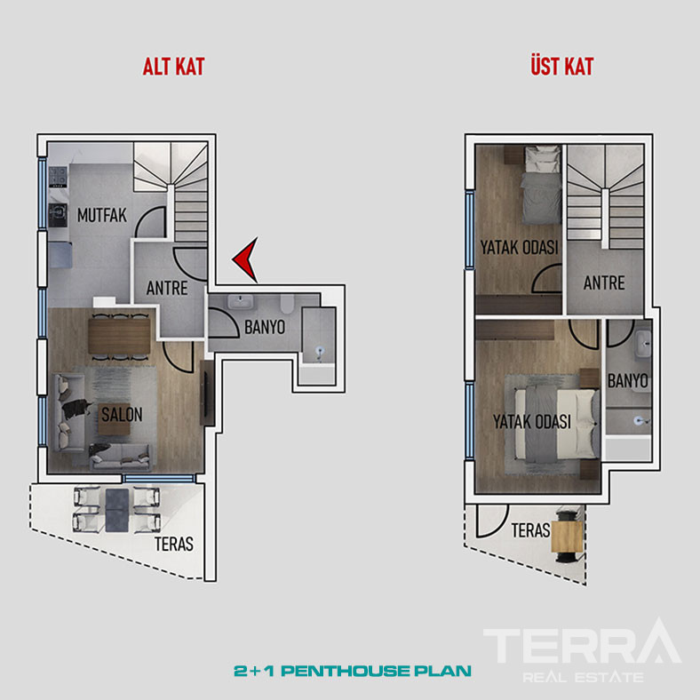 Well-Located Cozy Apartments Close to Historical Center of Antalya - 99766