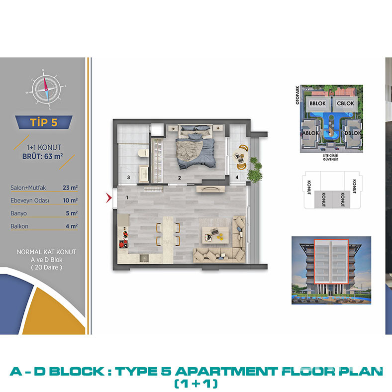 Experience Modern Living with Keyready Apartments in Altıntaş, Antalya - 100357