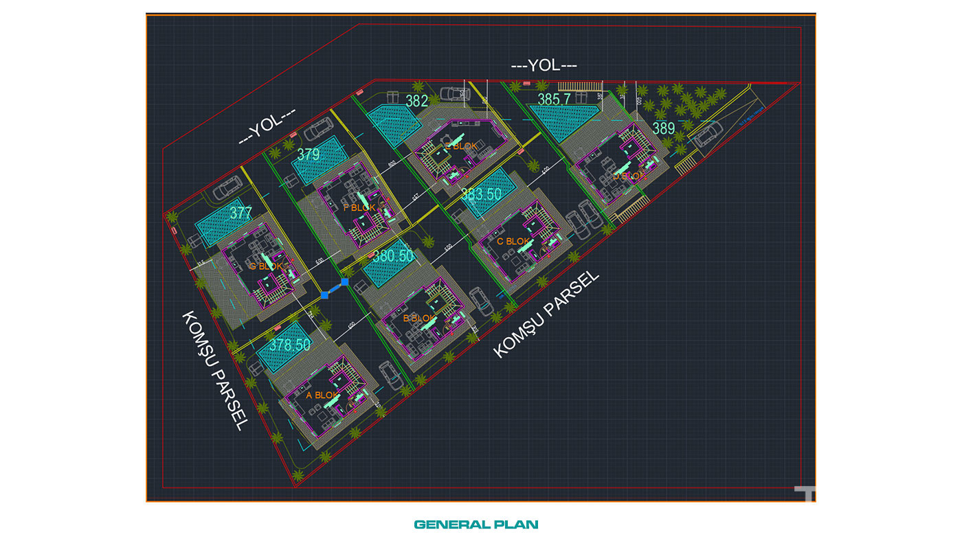 Detached Sea View Villas with Exclusive Design in Bektaş, Alanya - 100560