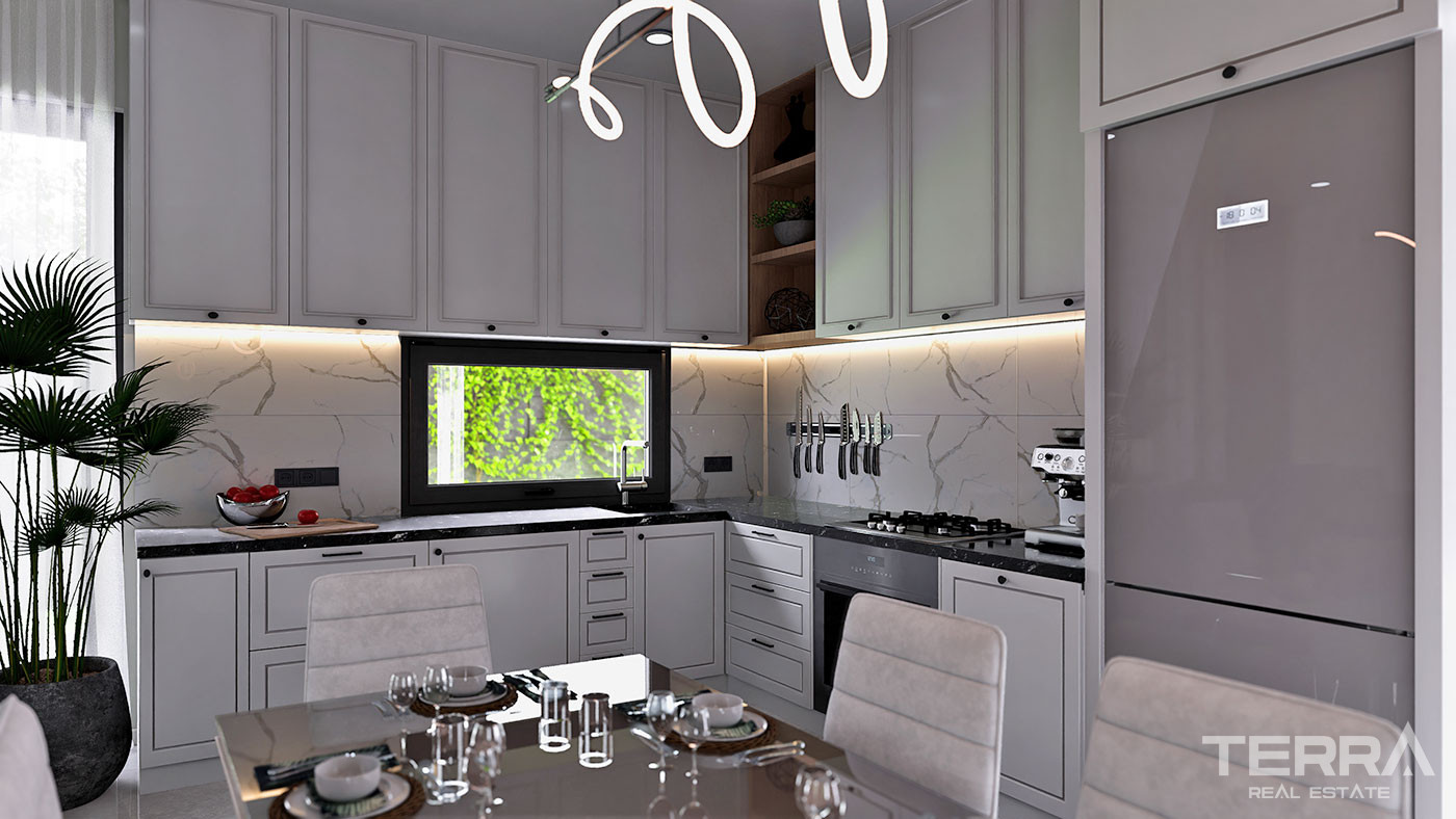 Detached Sea View Villas with Exclusive Design in Bektaş, Alanya - 100570