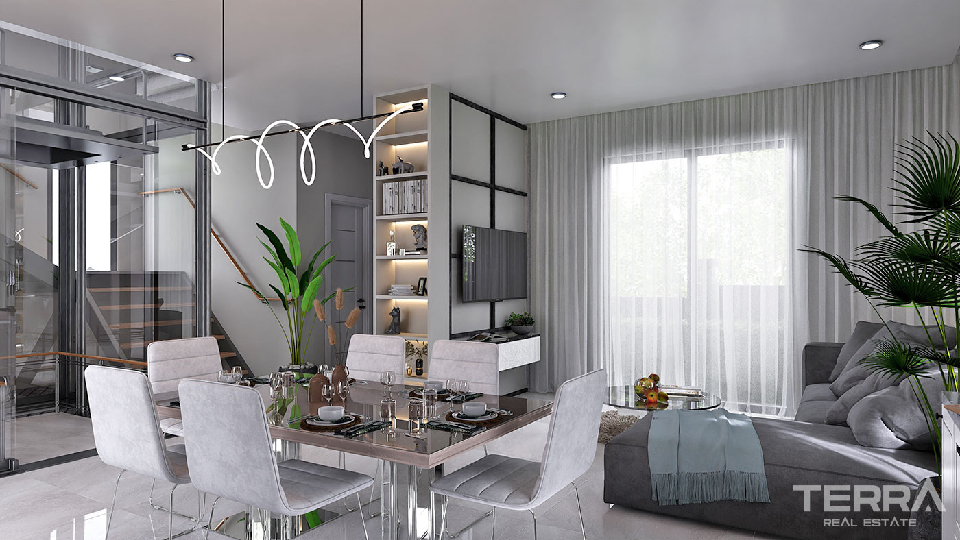 Detached Sea View Villas with Exclusive Design in Bektaş, Alanya - 100573