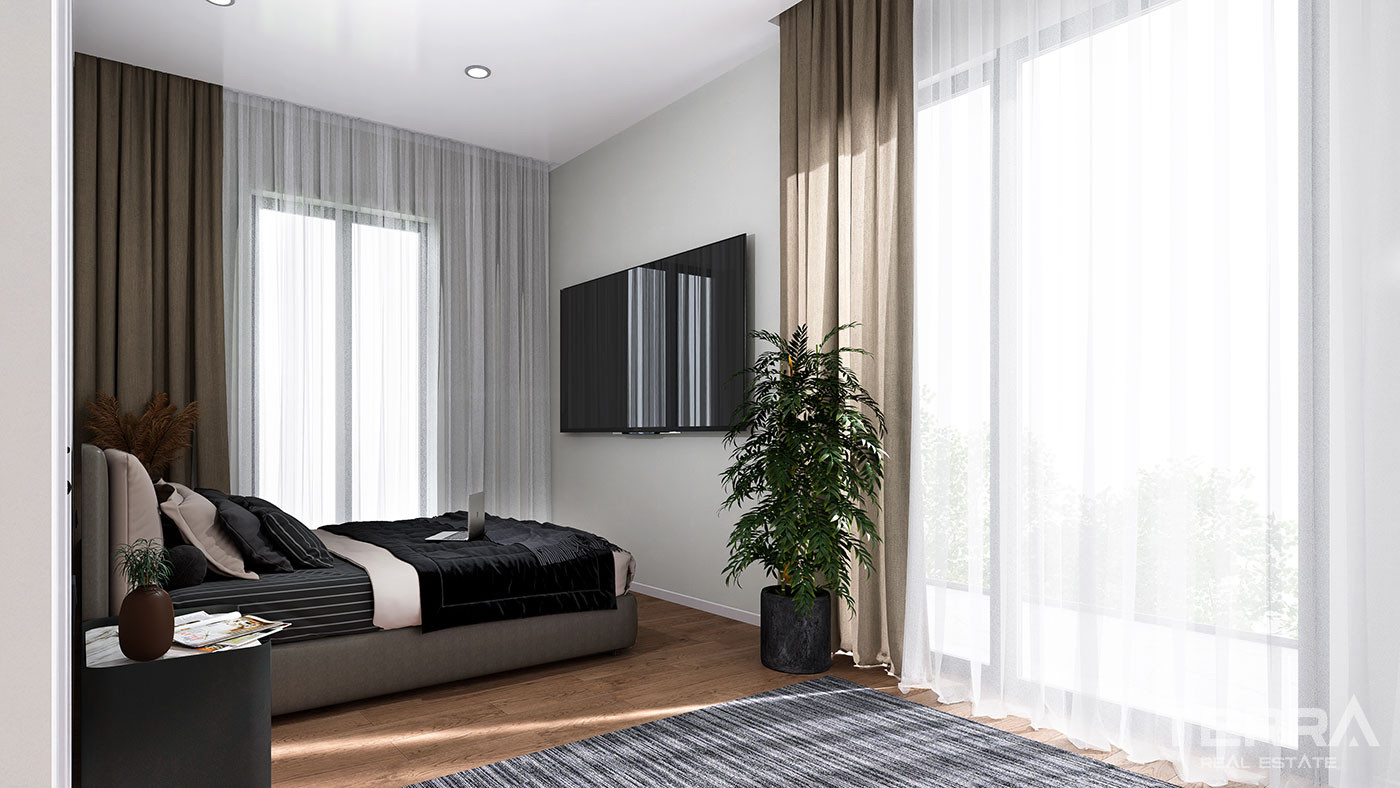 Detached Sea View Villas with Exclusive Design in Bektaş, Alanya - 100583