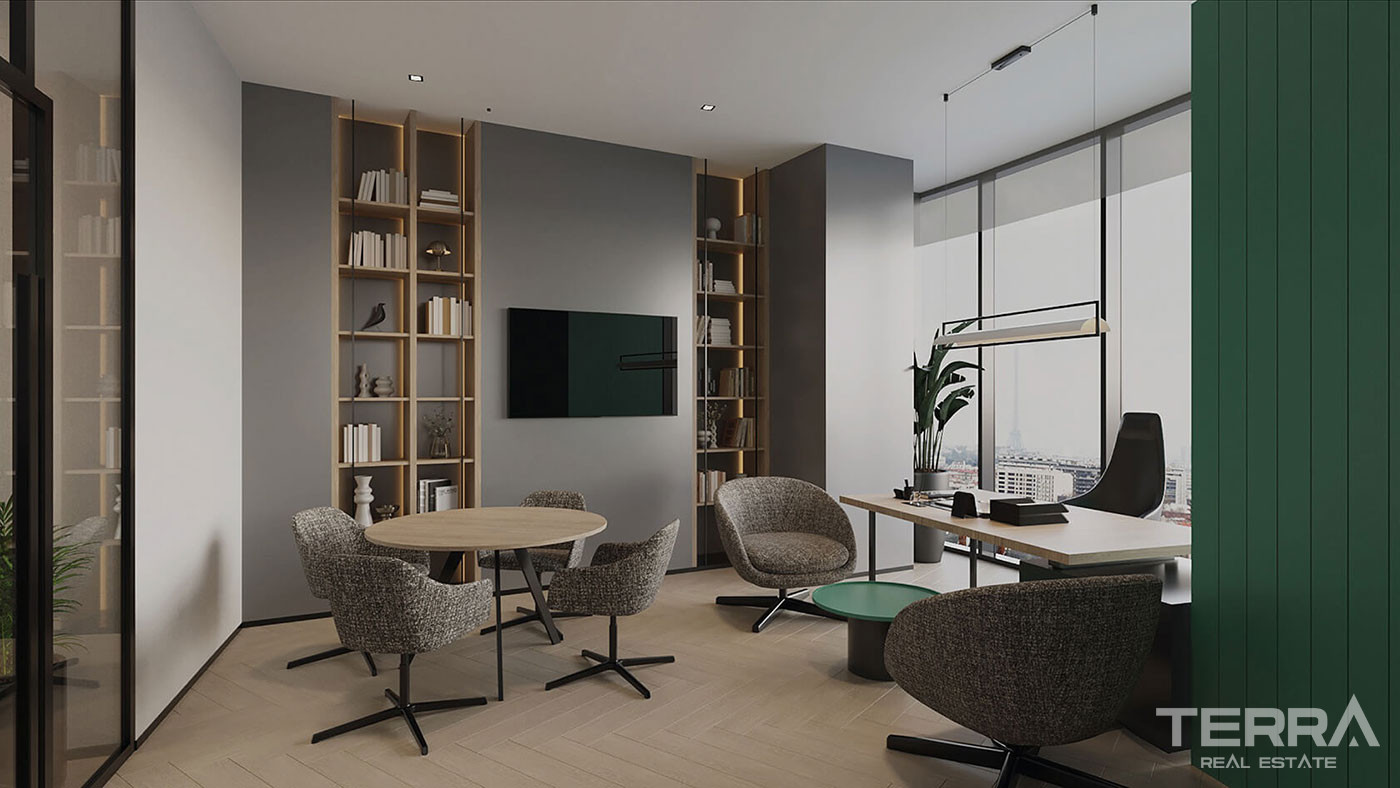Commercial Properties in a New Business Center in Esenyurt, İstanbul - 100602