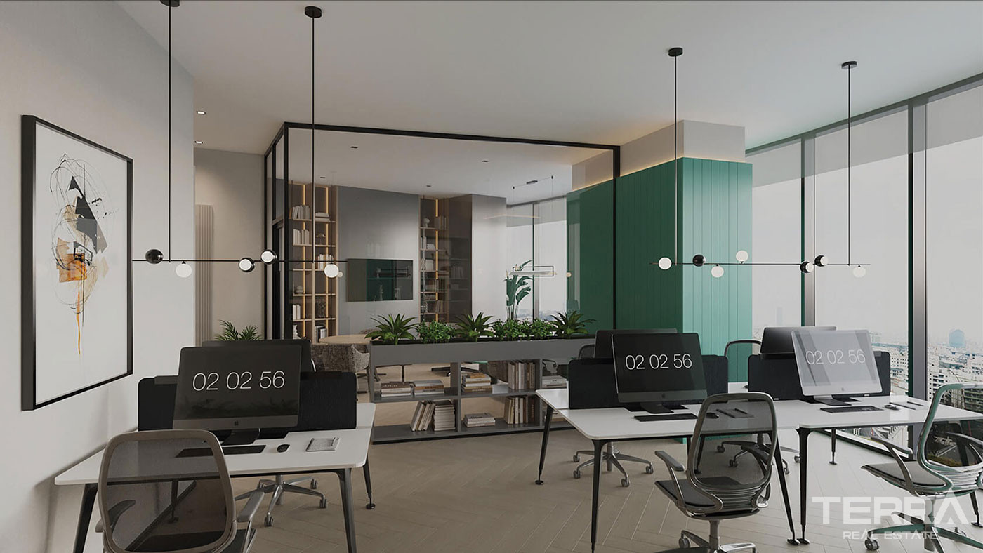Commercial Properties in a New Business Center in Esenyurt, İstanbul - 100603