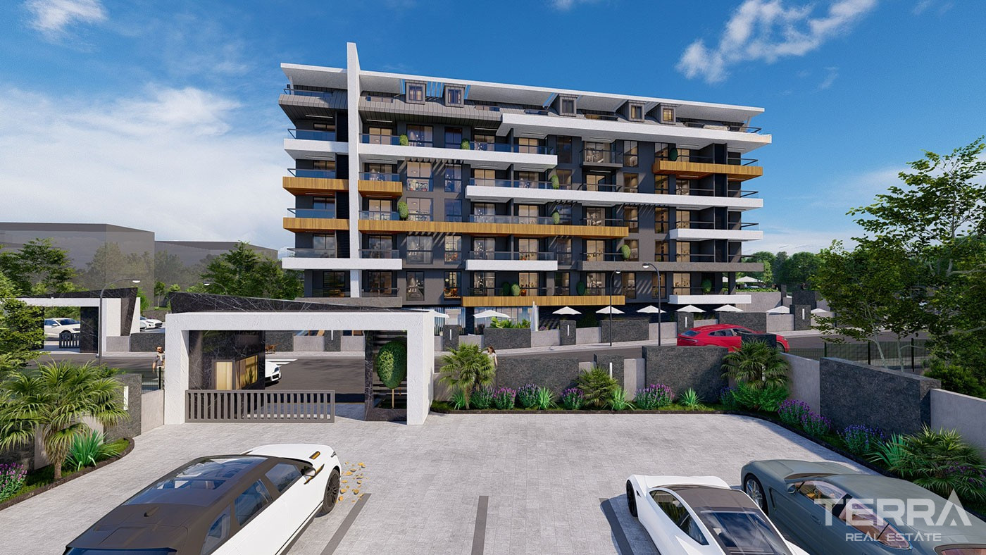 Apartments in a Secure Complex in The Central Area of Gazipaşa, Turkey - 100605