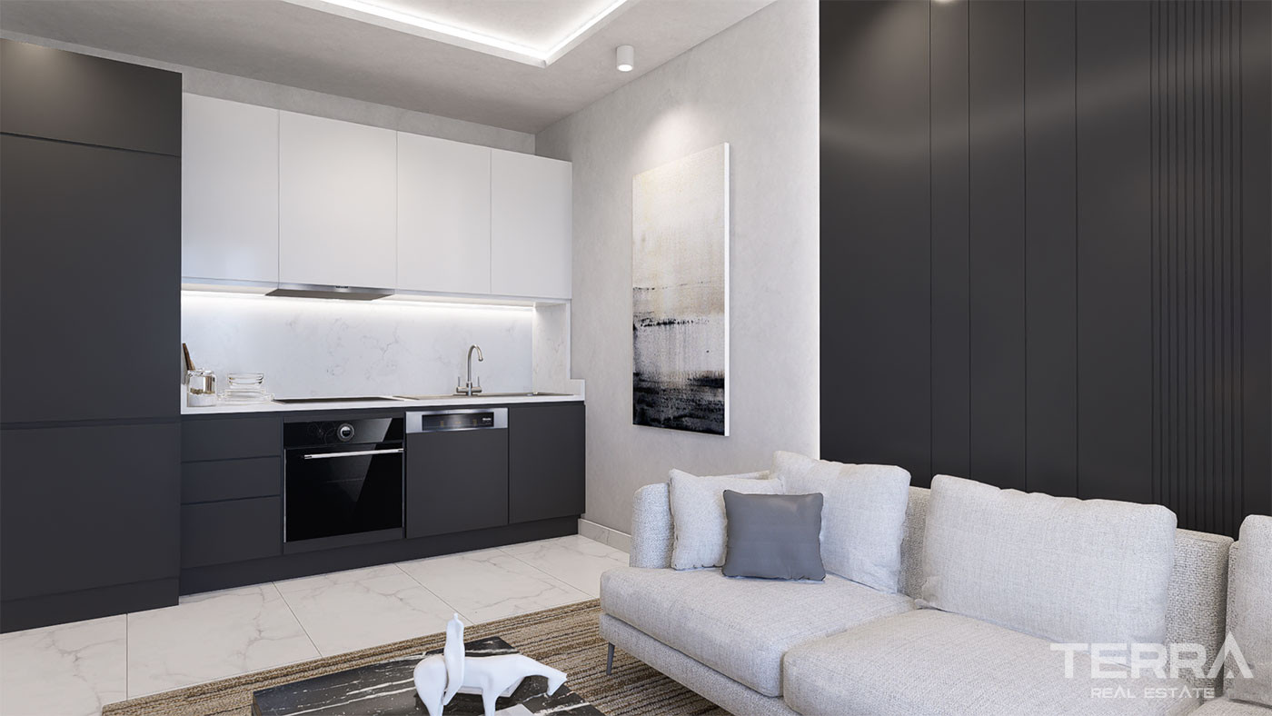 Apartments in a Secure Complex in The Central Area of Gazipaşa, Turkey - 100611