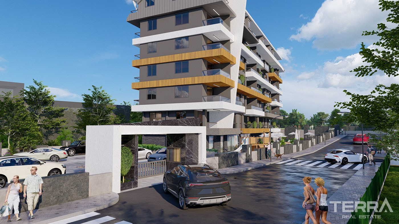 Apartments in a Secure Complex in The Central Area of Gazipaşa, Turkey - 100613