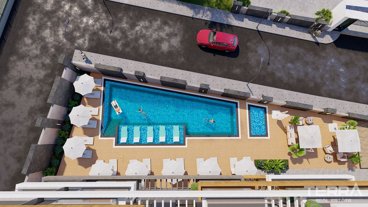 Apartments in a Secure Complex in The Central Area of Gazipaşa, Turkey - 100621