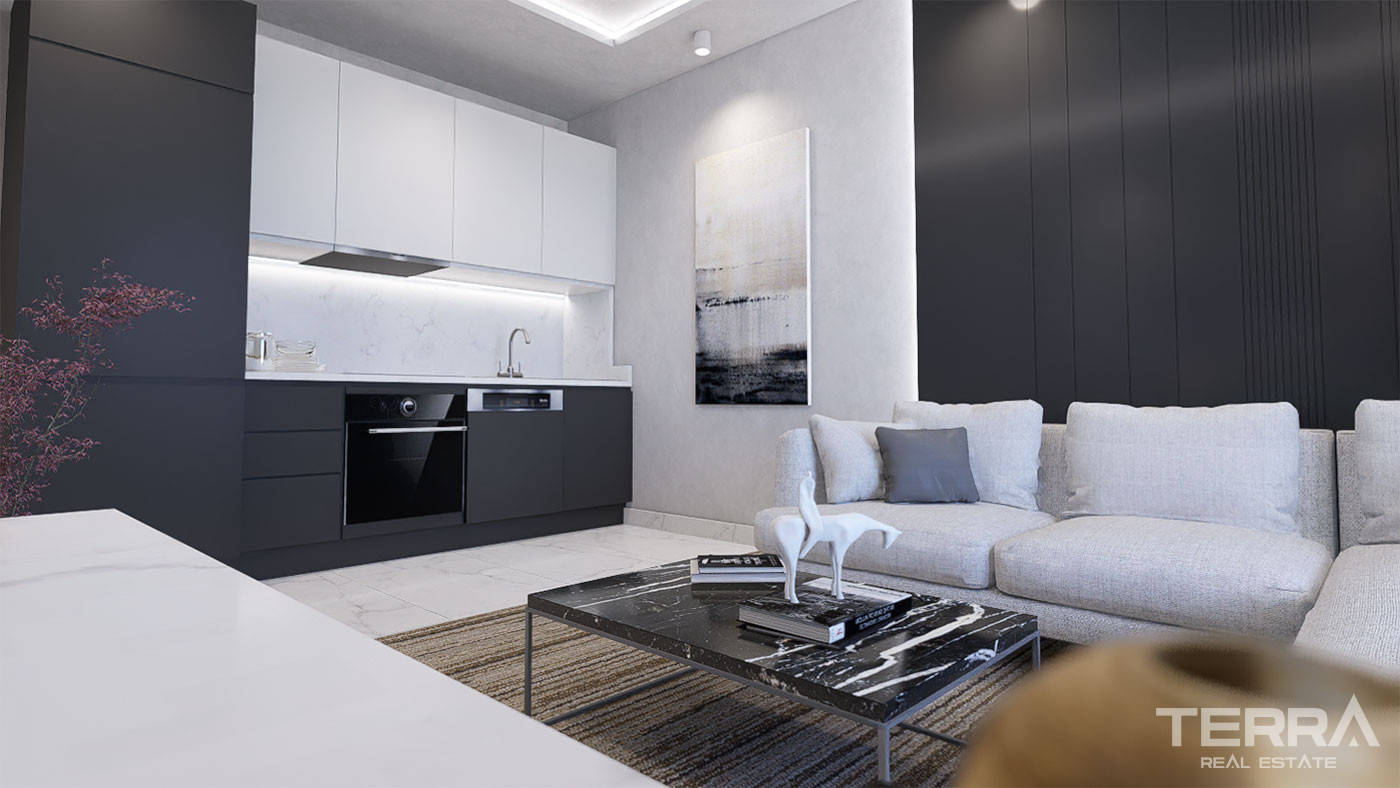 Apartments in a Secure Complex in The Central Area of Gazipaşa, Turkey - 100623