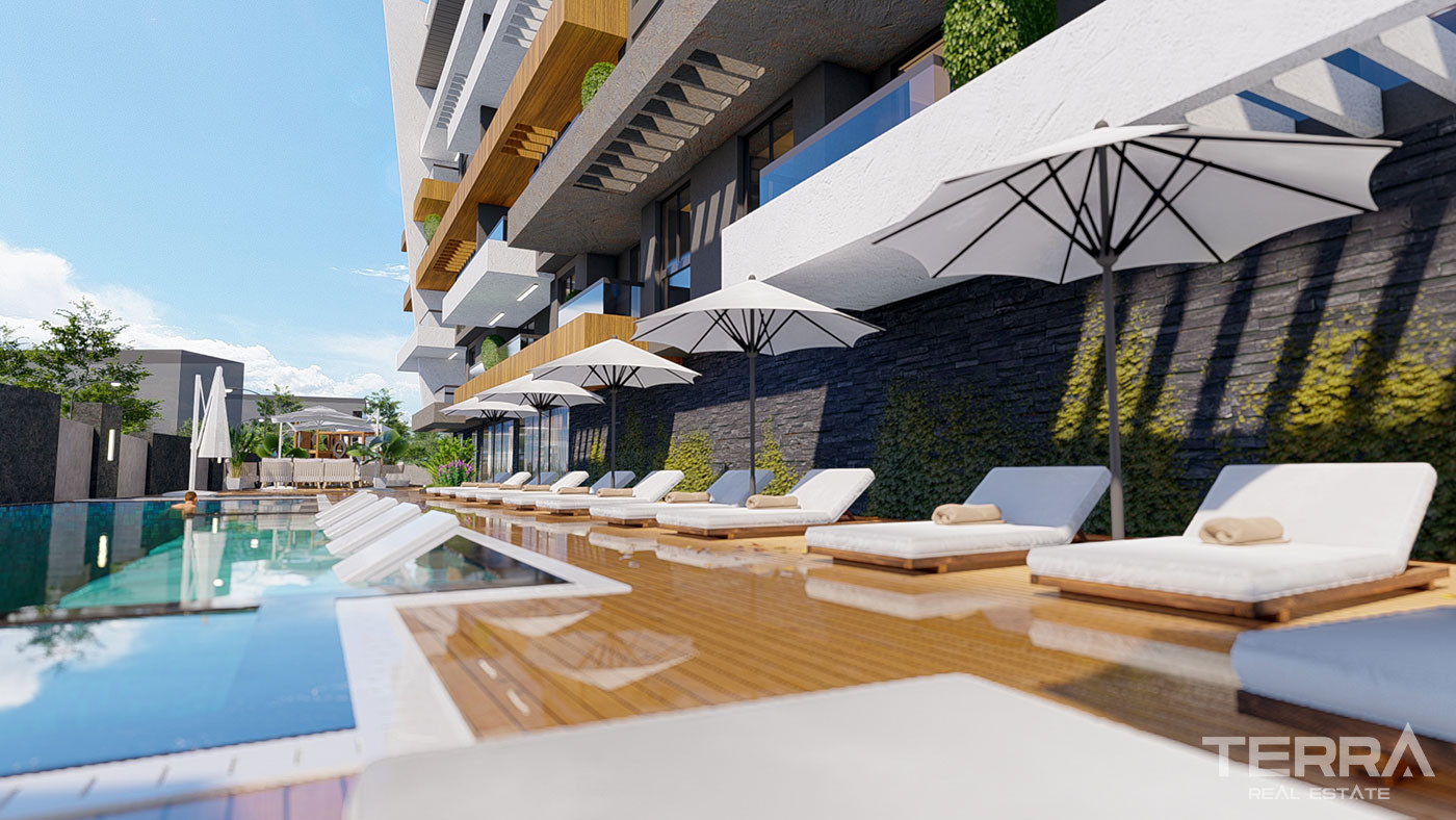 Apartments in a Secure Complex in The Central Area of Gazipaşa, Turkey - 100625