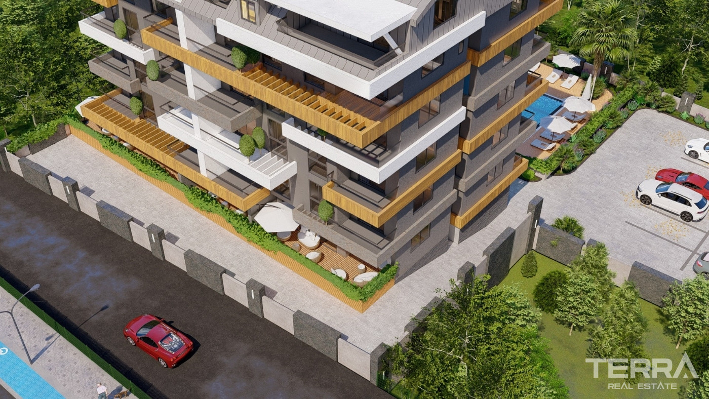 Modernly Designed Serene Apartments in Gazipaşa, Antalya - 100636