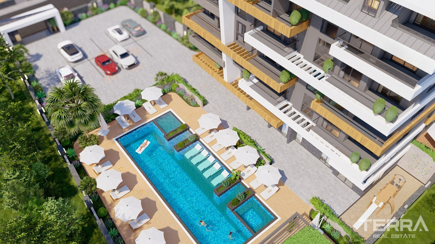 Modernly Designed Serene Apartments in Gazipaşa, Antalya - 100642