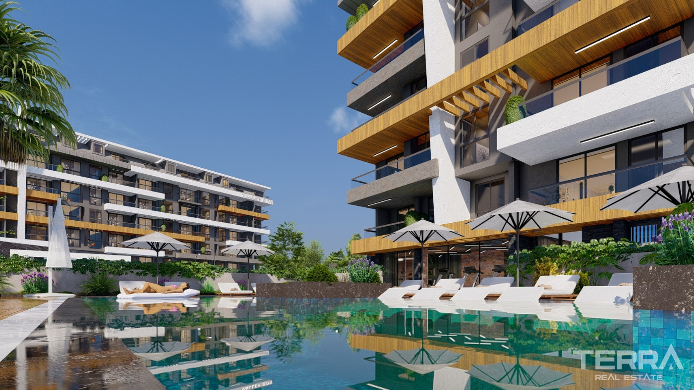 Modernly Designed Serene Apartments in Gazipaşa, Antalya - 100647