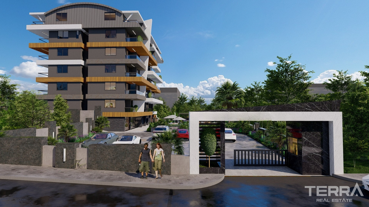 Modernly Designed Serene Apartments in Gazipaşa, Antalya - 100653