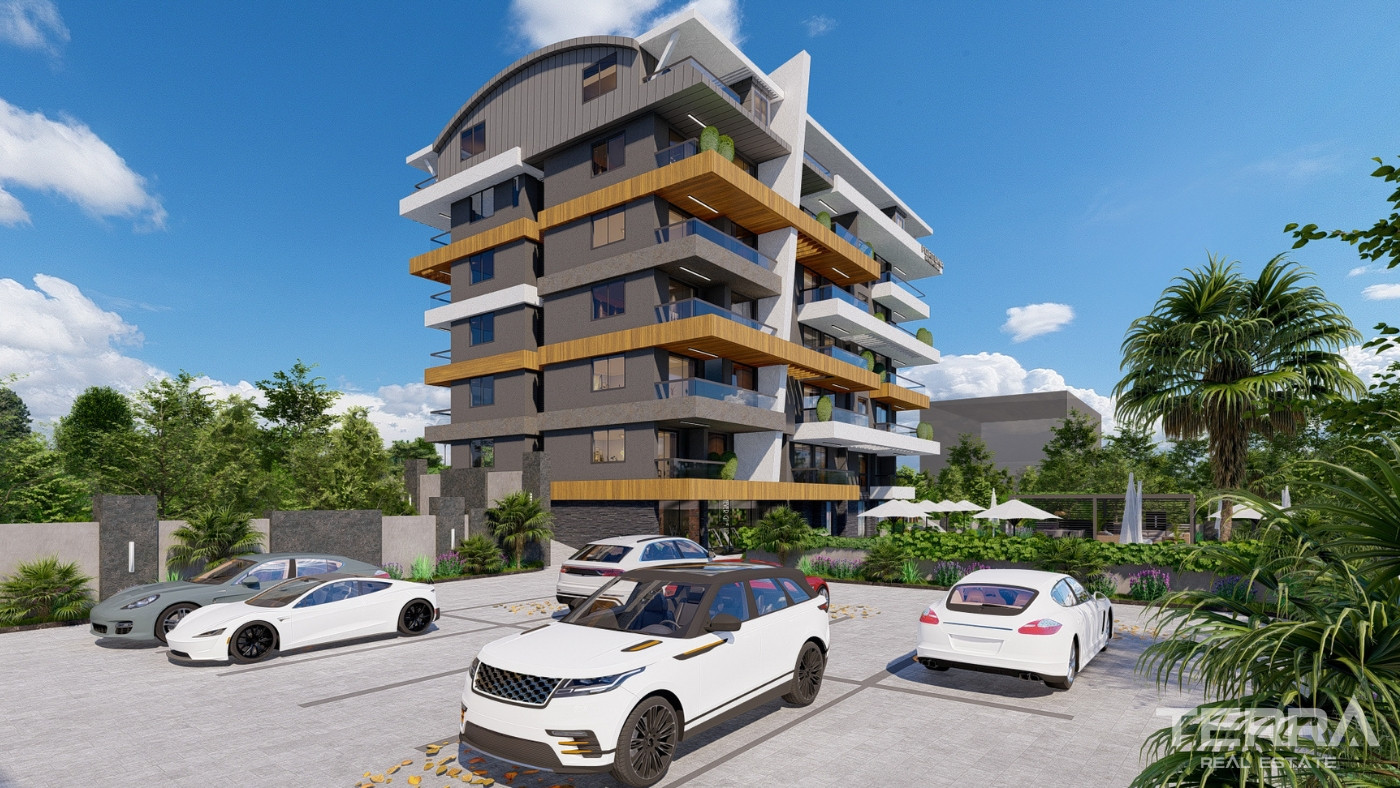 Modernly Designed Serene Apartments in Gazipaşa, Antalya - 100656