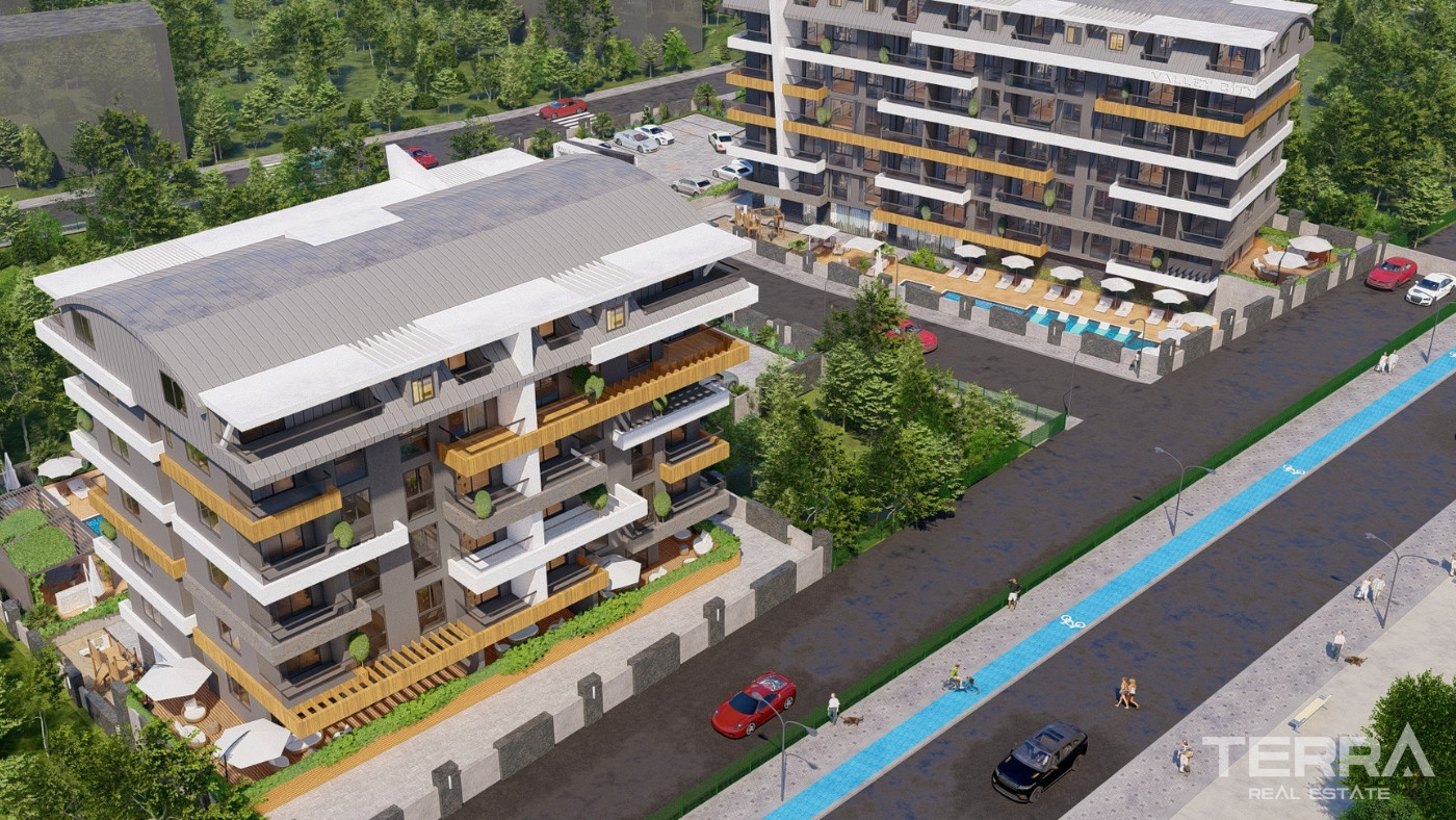 Modernly Designed Serene Apartments in Gazipaşa, Antalya - 100660
