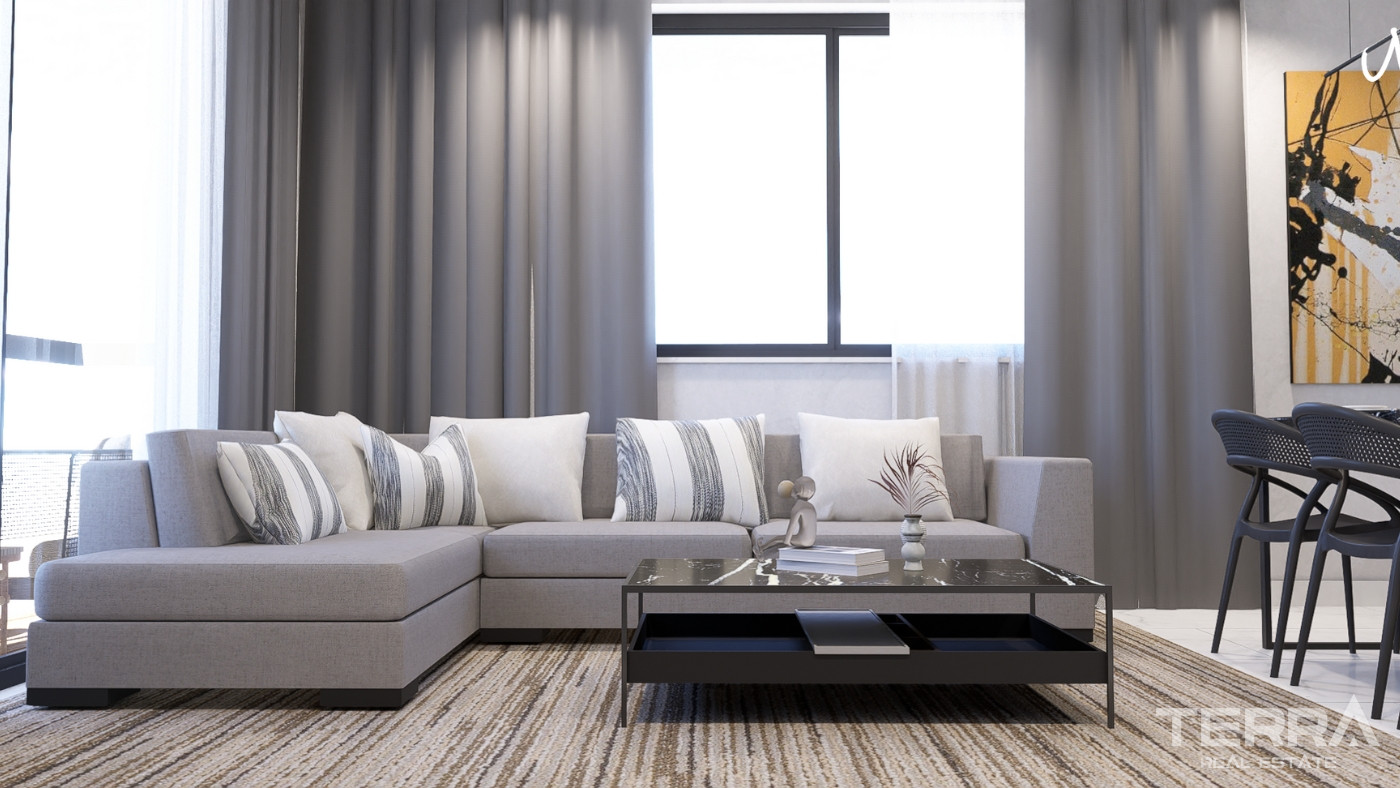 Modernly Designed Serene Apartments in Gazipaşa, Antalya - 100662