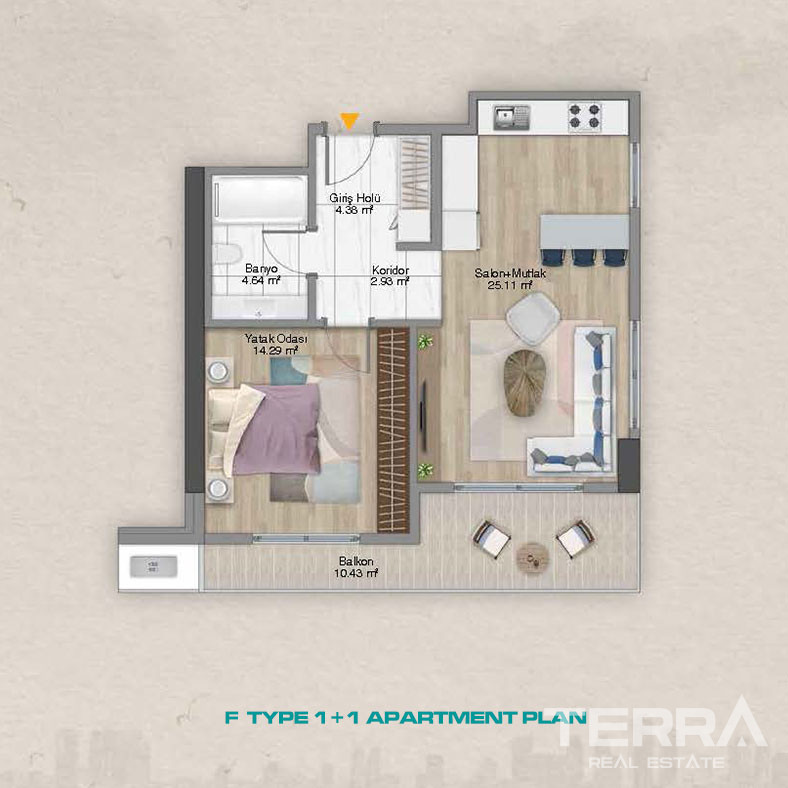 Elegance and Luxury United in New Apartments in Şişli, İstanbul - 100793