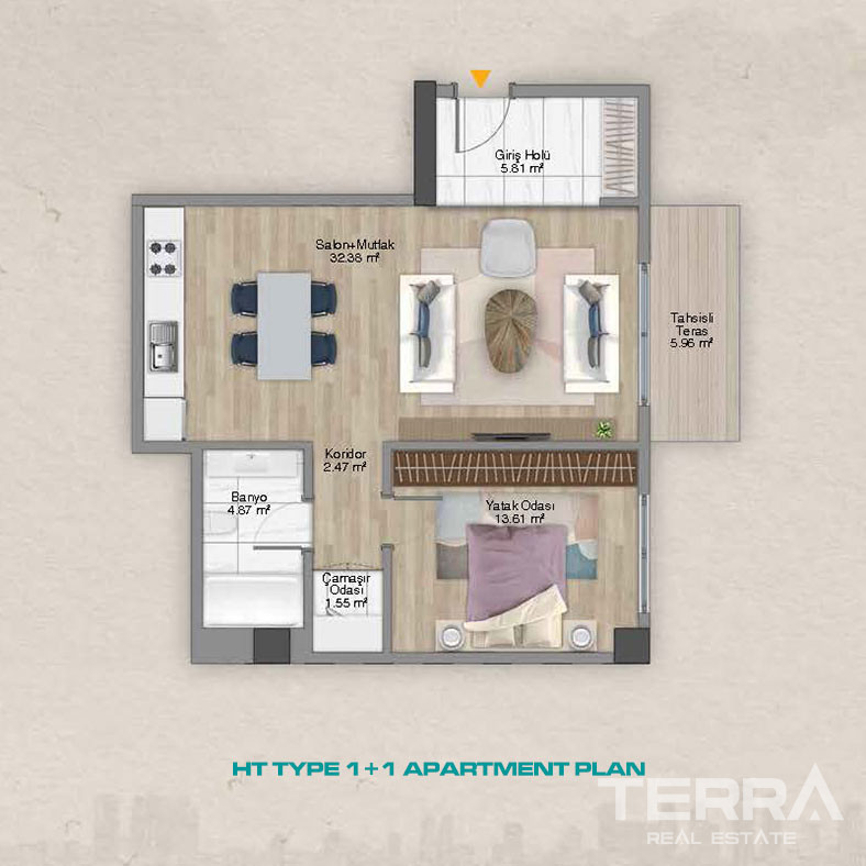 Elegance and Luxury United in New Apartments in Şişli, İstanbul - 100795