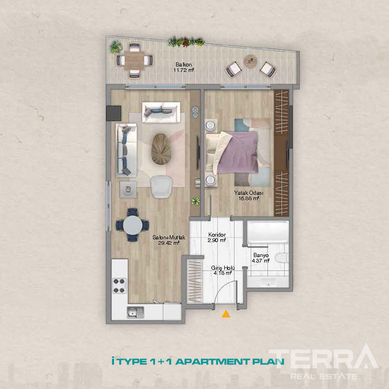 Elegance and Luxury United in New Apartments in Şişli, İstanbul - 100797