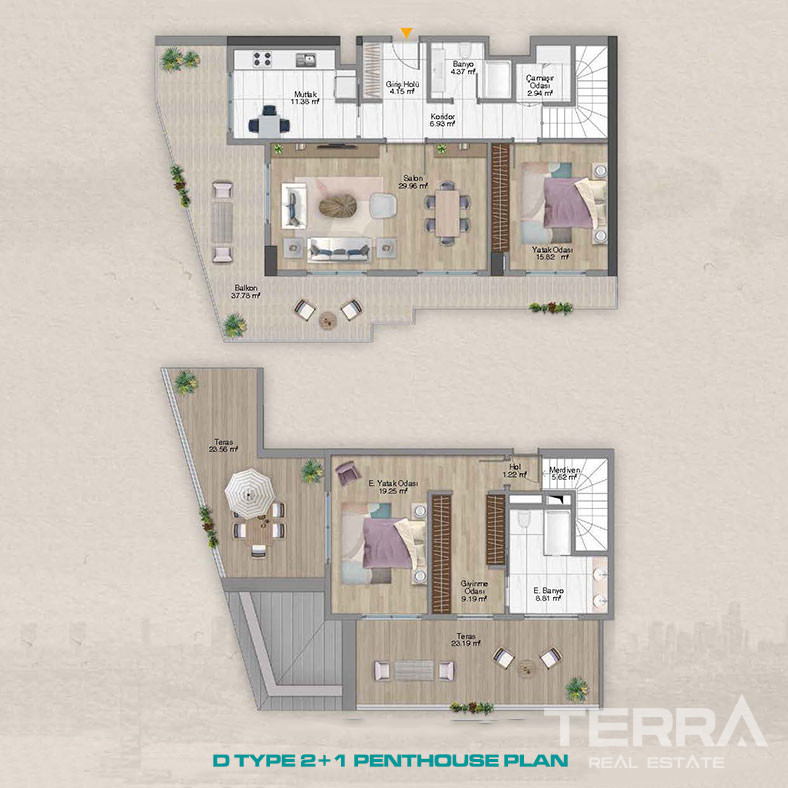 Elegance and Luxury United in New Apartments in Şişli, İstanbul - 100806