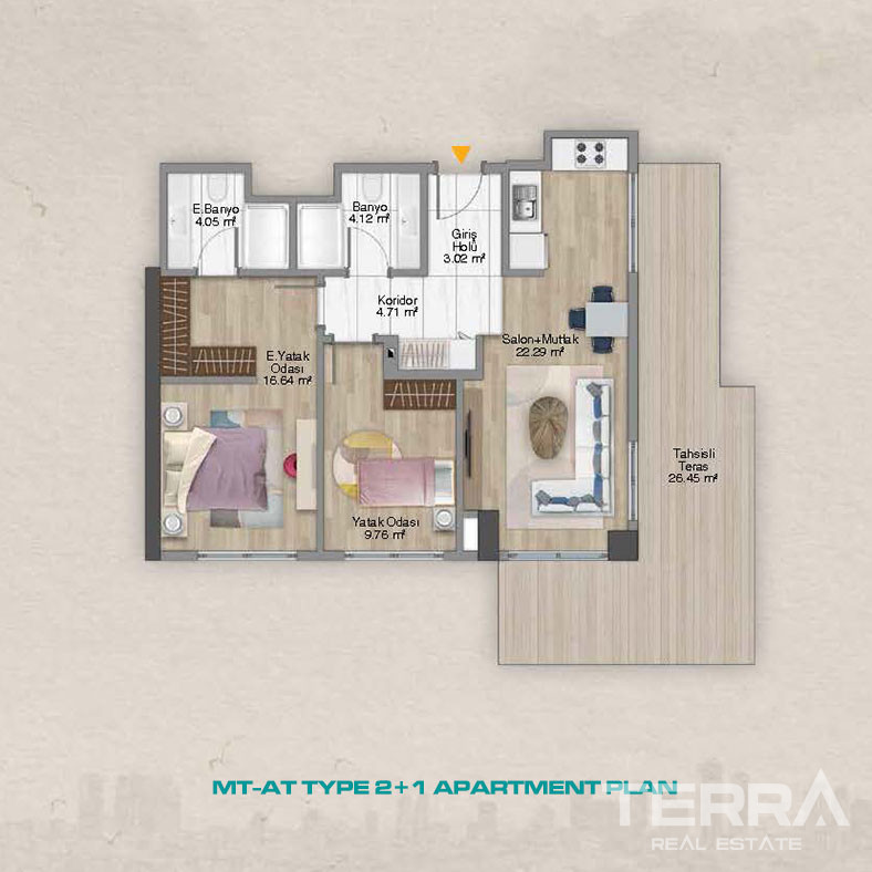 Elegance and Luxury United in New Apartments in Şişli, İstanbul - 100812